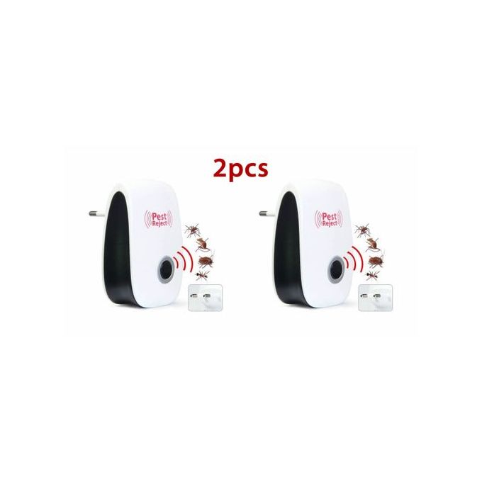 Pest Reject The New Ultrasonic Mosquito/Insect/ Rat Repeller -2pcs