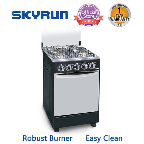 Skyrun 4 Burners（4+0）Gas Cooker – Black