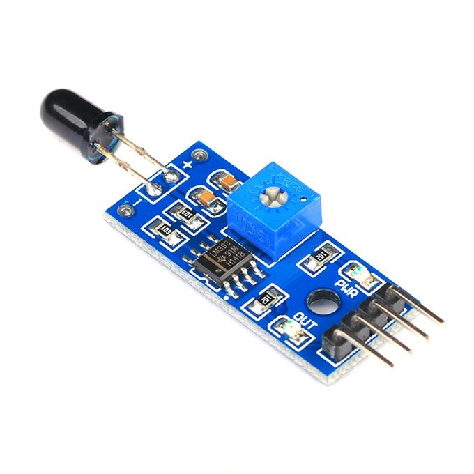 Flame Sensor Module Fire Detection Infrared Receive Blue