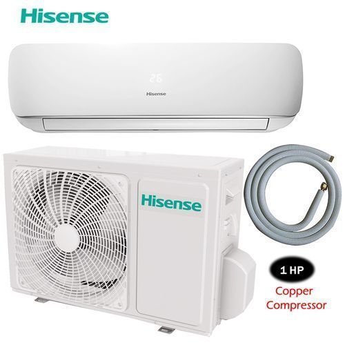 Hisense 1hp Fast Cooling Split Air Conditioner + Installation Kit - 100%Copper
