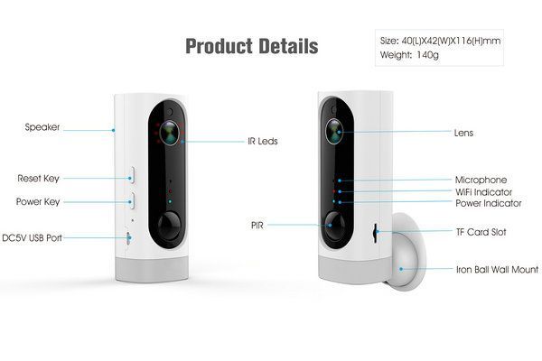 WIFI Rechargeable Camera