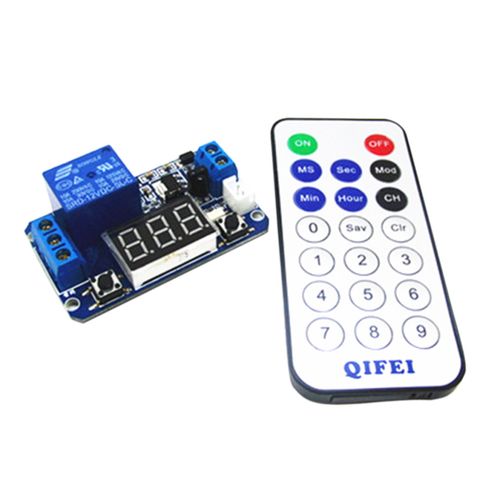 Infrared remote control 5V timer delay relay LED tube display module f Arduino 
