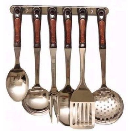 Unique 6pcs Cooking Spoon Set With Wall Hanger
