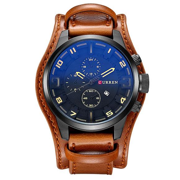 CURREN Watch Men Military Quartz Watch Mens Watches Top Brand Luxury Leather Sports
