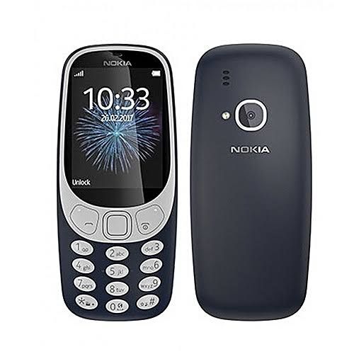Nokia 3310 - Dual SIM, 2MP CAMERA WITH FLASH, FM RADIO, DARK BLUE