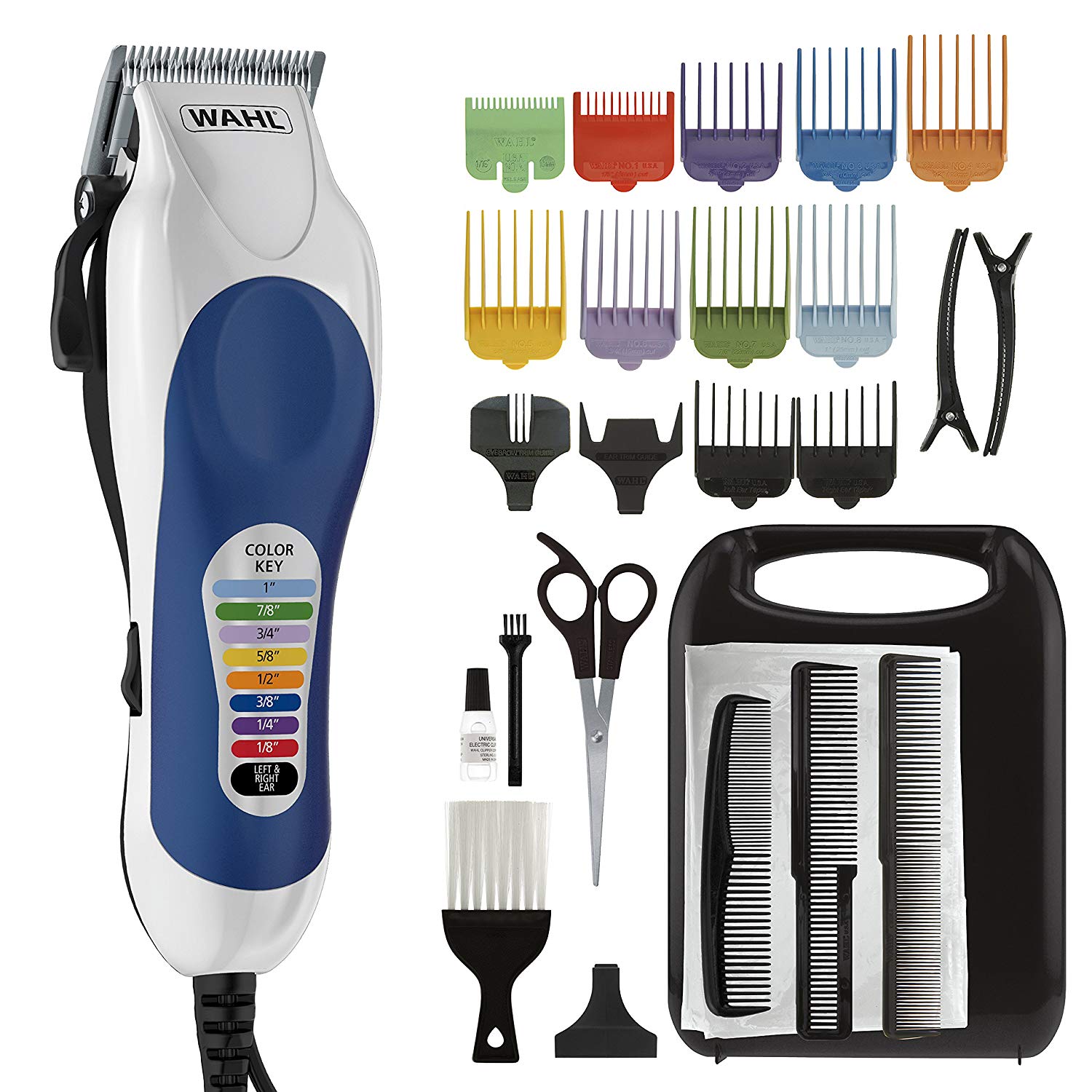 Wahl Color Pro Complete Hair Cutting Kit with Extended Accessories & Cape