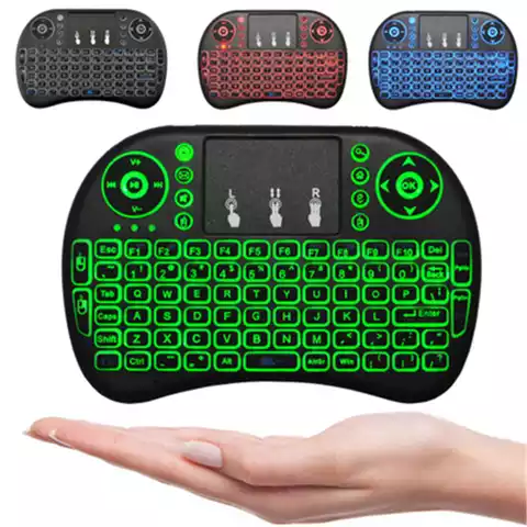 Russian Version 2.4GHz Wireless Keyboard Touchpad Mouse Handheld Remote Control For Android TV BOX Smart TV PC Notebook