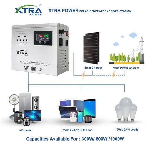 XTRAPOWER XTRA POWER SOLAR GENERATOR 600W 12V 100AH