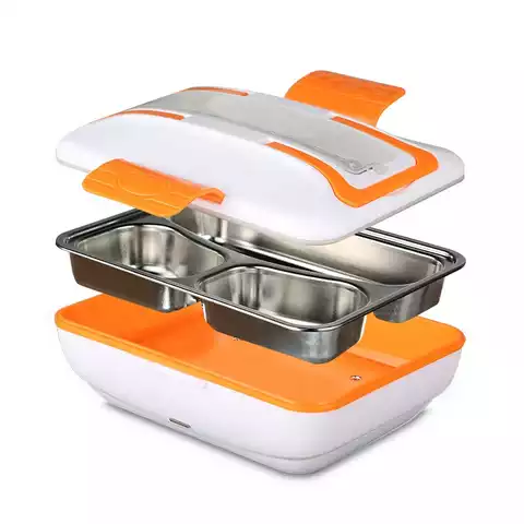 Student's most convenient lunch box can be heated stainless steel lunch box