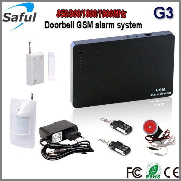 GSM-G3 intelligent gsm alarm system / security alarm system with doorbell and welcome doorbell function