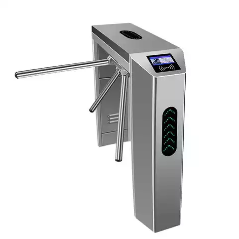 Stainless steel access control automatic mechanical tripod turnstile gate