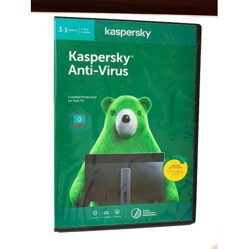 Kaspersky Anti-Virus 3+1 Devices - 1 Year License