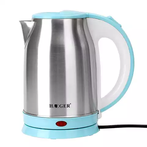Haeger Stainless Steel Whistling Electric Kettle
