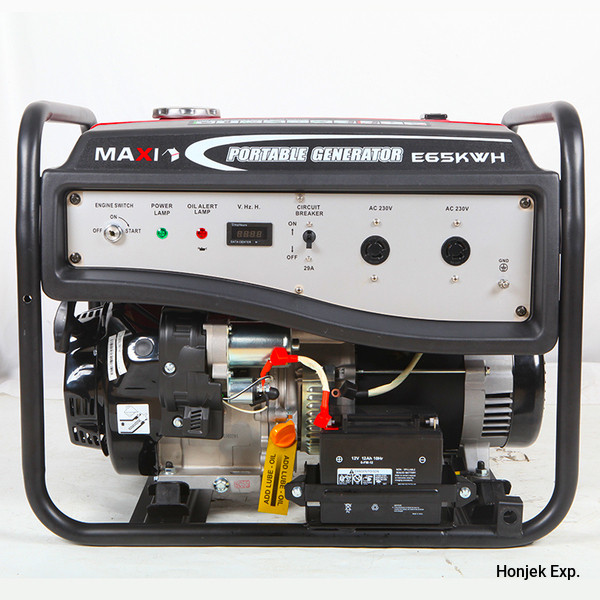 Maxi Generator 8.1KVA / 6.5KW - (Key + Wheels & Handle)