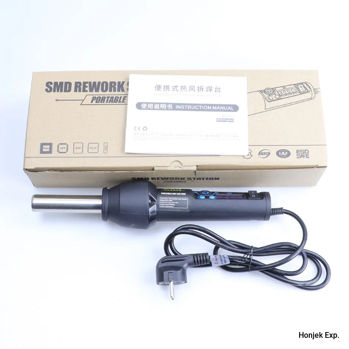 8018LCD Convenient Heat gun Adjustable Heat gun Handheld digital display heat gun