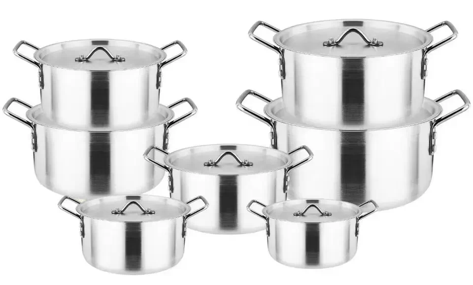 Aluminium Cookware Set - 7 Pieces