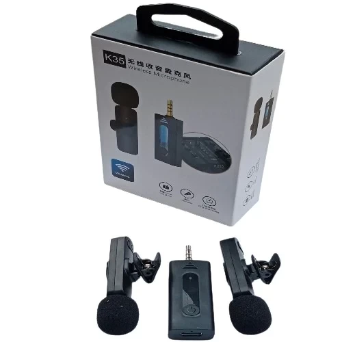 Wireless Microphone For Smart Phones Double Microphone