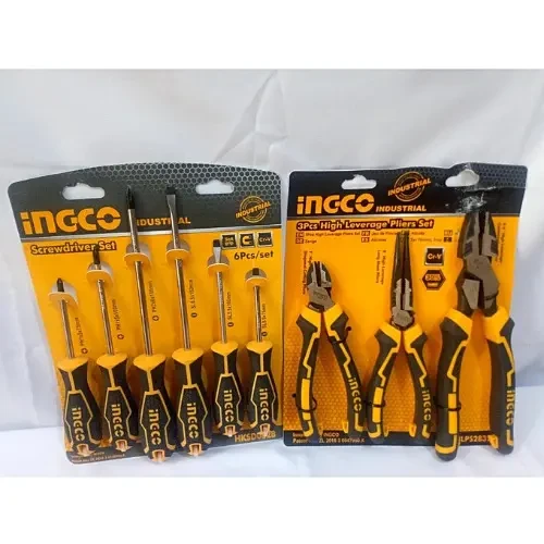 Screwdriver Set And Pliers