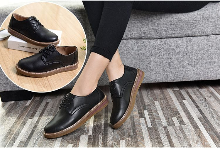 flat oxford moccasins pump shoes