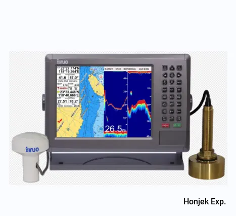 Marine electronics Xinuo marine gps chat plotter fish finder combo XF 1096GF 10.6" LCD monitor display