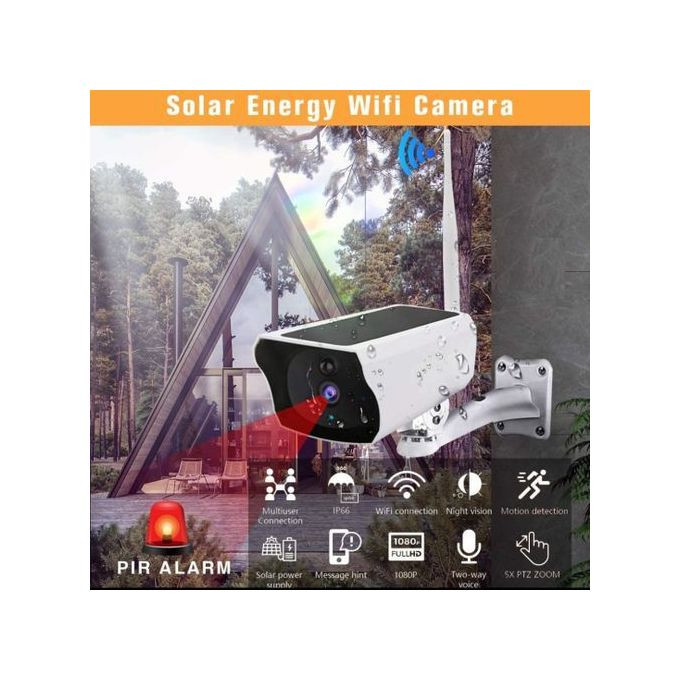 Wireless CCTV Camera Solar Wifi HD 1080P Outdoor IP Camera