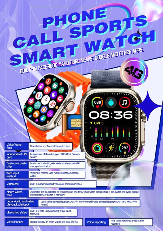 4G phone call sports smart watch