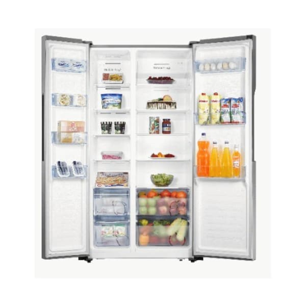 Hisense Side By Side Refrigerator Ref 67WS With Display Panel - 516Litres