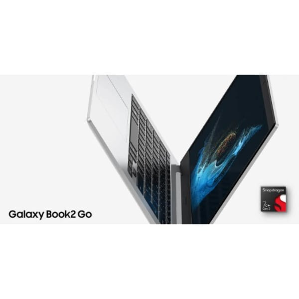 Samsung Galaxy Book2 Go Laptop - 14" - 4GB RAM - 128GB Storage - Windows 11 - Silver