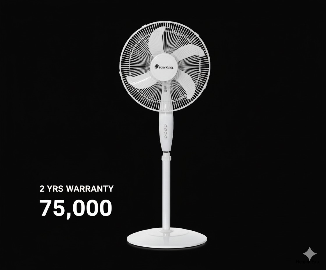 Pedestal standing fan