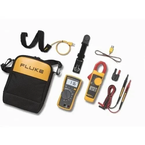 Fluke Digital Multimeter And Clamp Meter Combo Kit - 116/323 Hvac