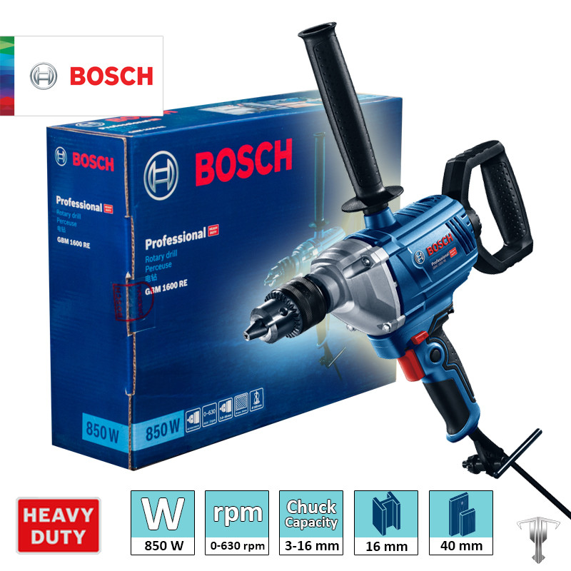 BOSCH GBM-1600 RE 850w ROTARY DRILL