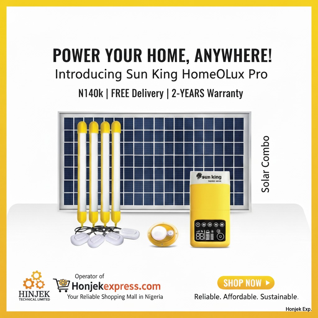 Sun King Home 500X Plus Solar Home Light System - Yellow